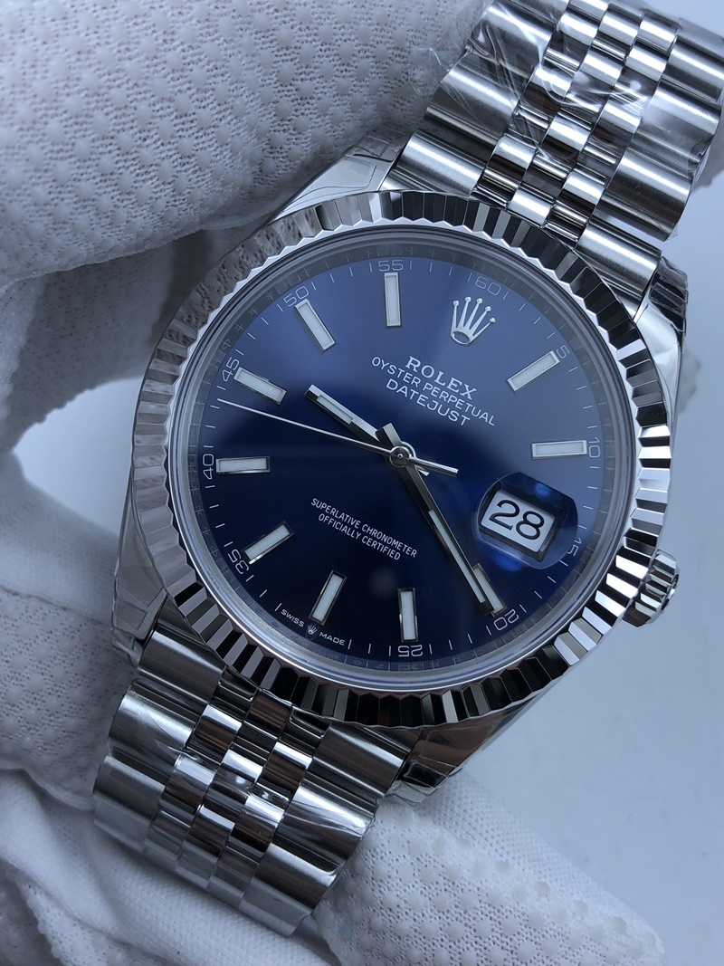 (준비완료/특급배송)NO.615/VS공장 롤렉스 데이저스트 41미리 블루 바인덱스 쥬빌레 플루티드