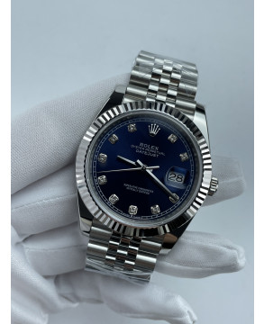 (준비완료/특급배송)NO.3590/롤렉스 데이저스트 41 블루 청텐포 10p 126334 QP공장